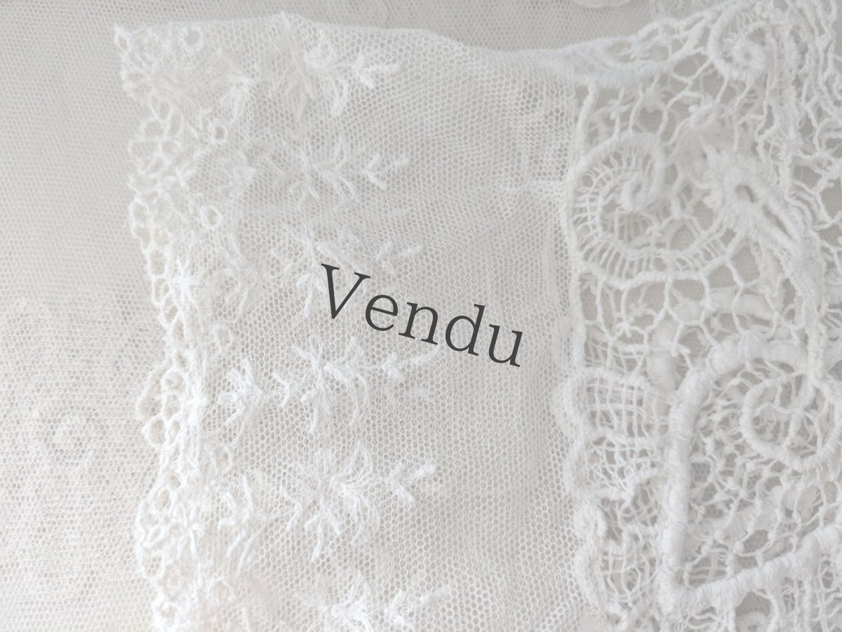 画像3: フランスアンティーク　レースのつけ襟 (3)