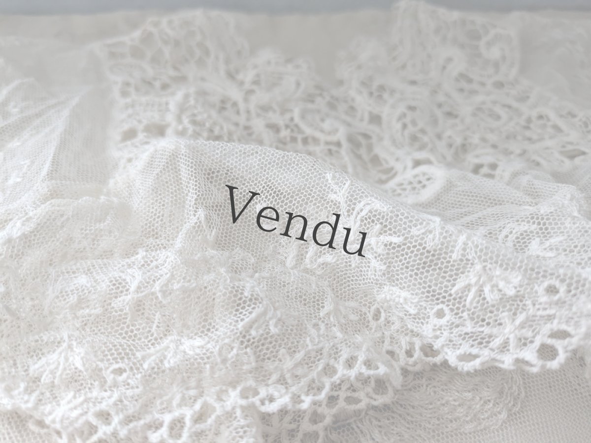 画像6: フランスアンティーク　レースのつけ襟 (6)