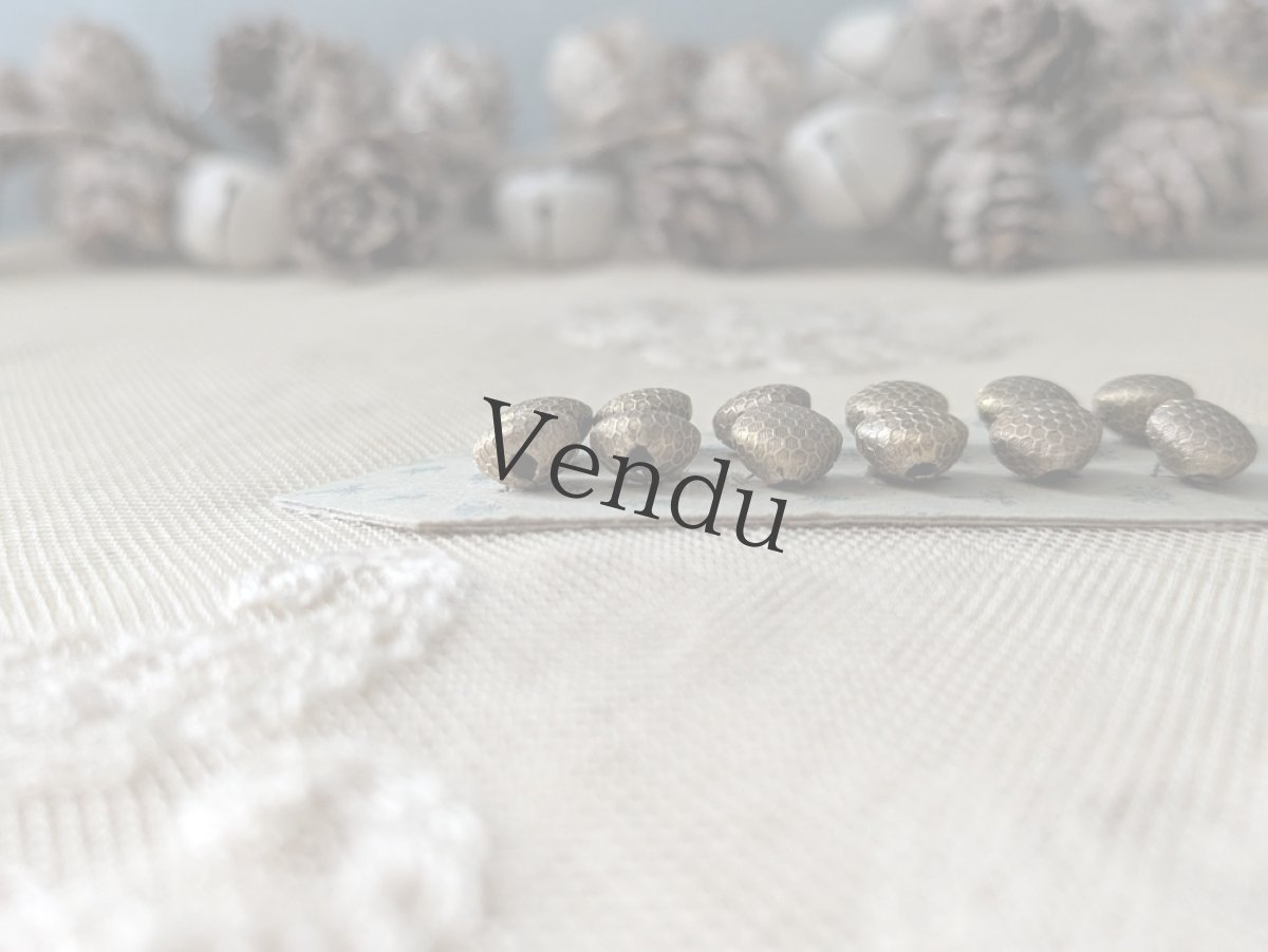 画像5: フランス 1900年前後 ゴールドメタルボタンシート 8mm (5)