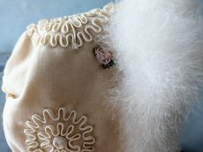 画像8: フランスアンティーク 小さなボネとブーツのセット (8)
