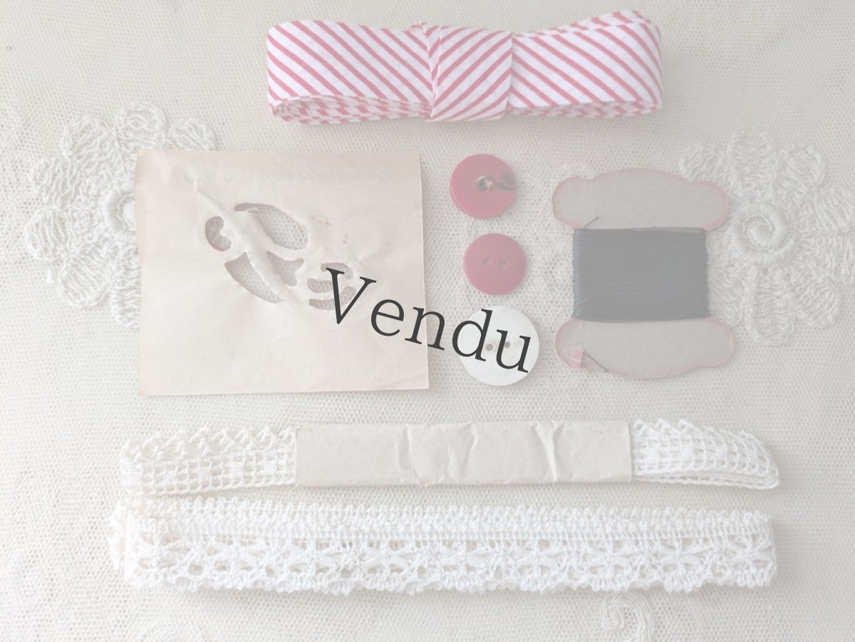 画像7: フランス蚤の市　メルスリーセット《Rouge》 (7)