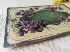 画像3: フランス 1900-40年代 ポストカード スミレ (3)