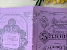画像6: フランス 1882〜1934年 MAISON SAJOU 刺繍アルファベット図案 Album No.110 (6)