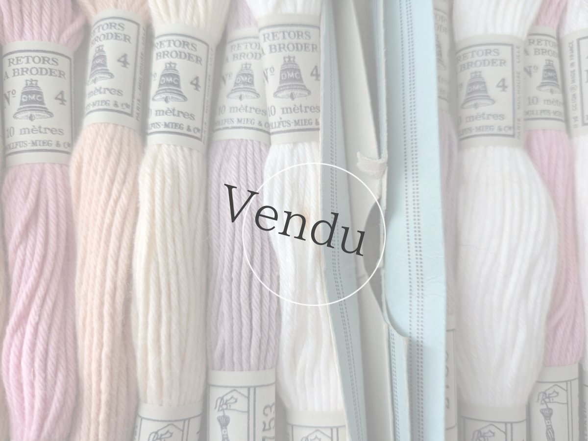 画像11: フランスヴィンテージ DMC刺繍糸 No.4 パステルカラー2箱セット（6本×2箱） (11)