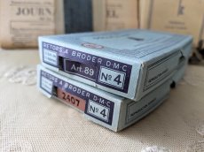 画像6: フランスヴィンテージ DMC刺繍糸 No.4 パステルカラー2箱セット（6本×2箱） (6)