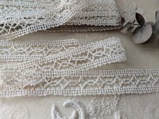 画像1: フランスヴィンテージ　ボビンレースブレード 100cm〜 (1)