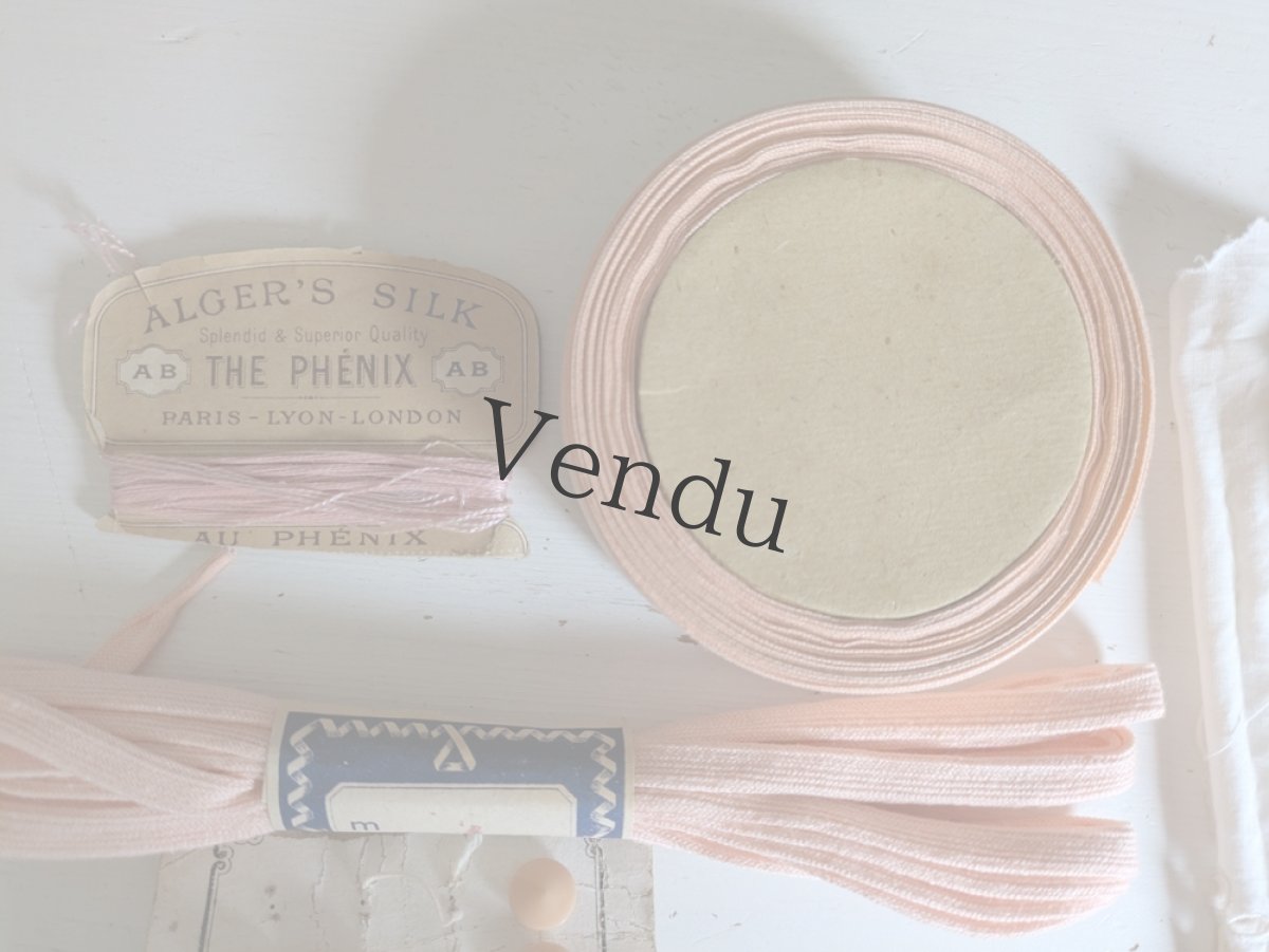 画像2: フランス蚤の市　メルスリーセット《Rose》 (2)