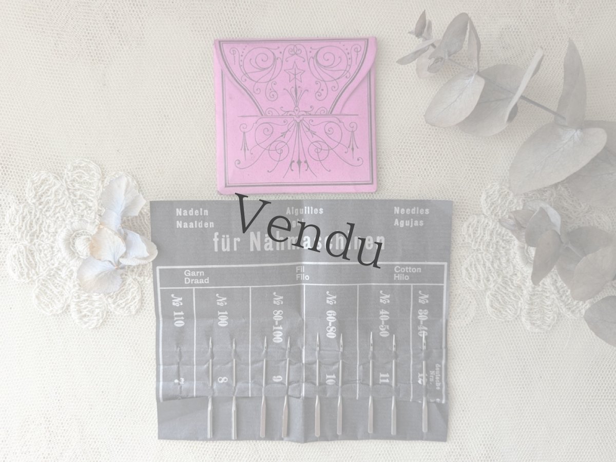 画像4: ドイツ 蚤の市　ミシン針 (4)