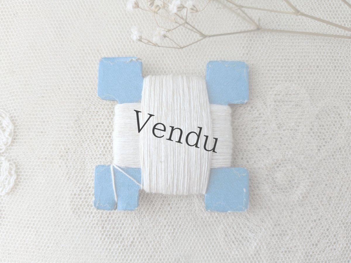 画像4: フランス 1900年代 リネン糸巻き 120 MOULIN (4)