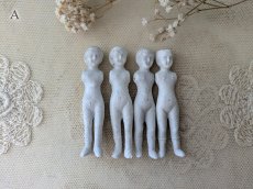画像2: フランス 1910-1920年  ビスクドール ミニョネット 4体セット (2)