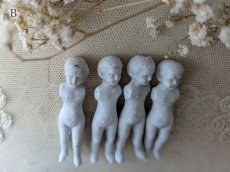 画像15: フランス 1910-1920年  ビスクドール ミニョネット 4体セット (15)