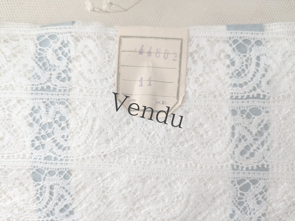 画像4: フランスヴィンテージ　タグ付きスカラップレースブレード 5m以上 (4)