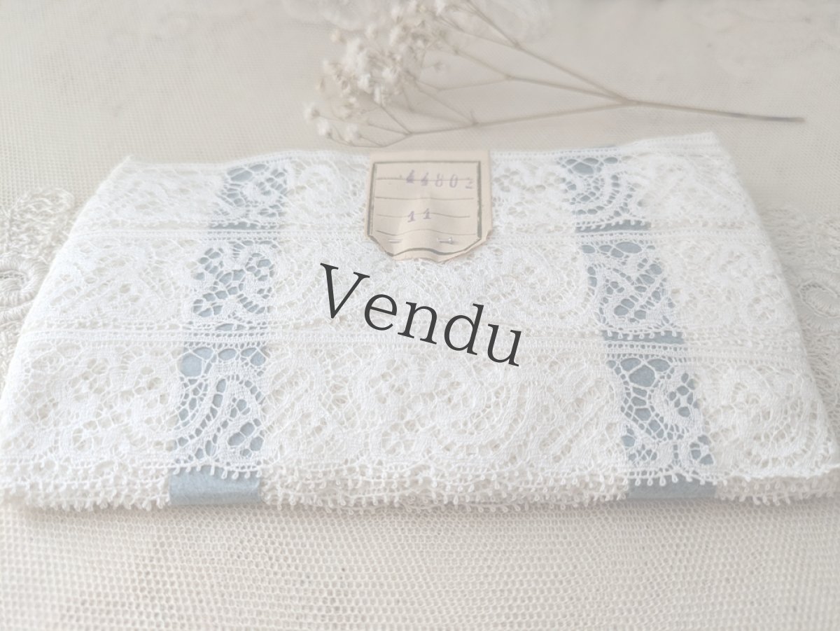 画像5: フランスヴィンテージ　タグ付きスカラップレースブレード 5m以上 (5)