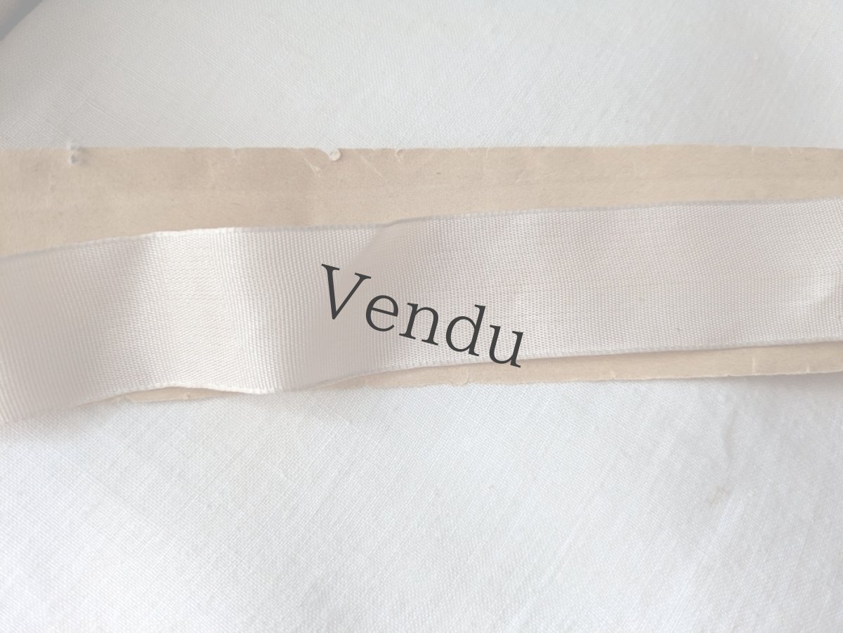 画像4: フランスアンティーク　巻きリボン Pon.95 くすんだペールローズ (4)