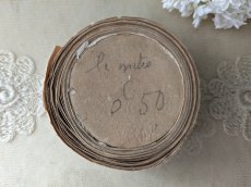 画像7: フランスアンティーク　巻きリボン Pon.95 くすんだペールローズ (7)