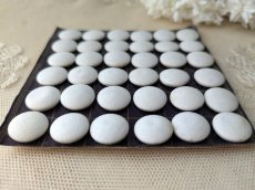 画像3: イギリスアンティーク　リネンボタンシート 15mm (3)