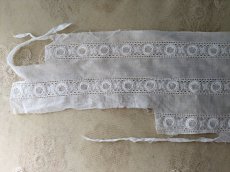 画像5: フランスヴィンテージ　幅広 刺繍レース 3連お花 72cm (5)