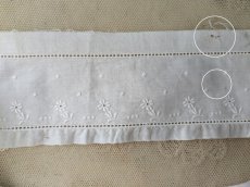 画像5: フランスヴィンテージ　幅広 刺繍レース  小花とドット180cm (5)