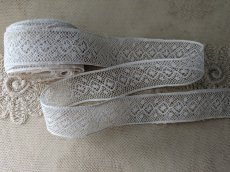 画像1: フランスヴィンテージ　ボビンレースブレード 416cm (1)