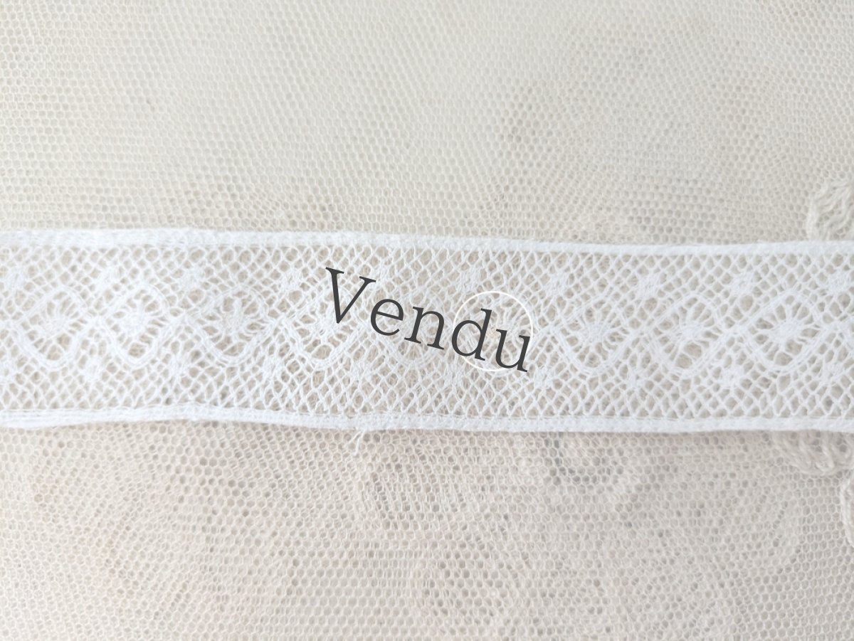 画像5: フランスヴィンテージ　ボビンレースブレード 416cm (5)