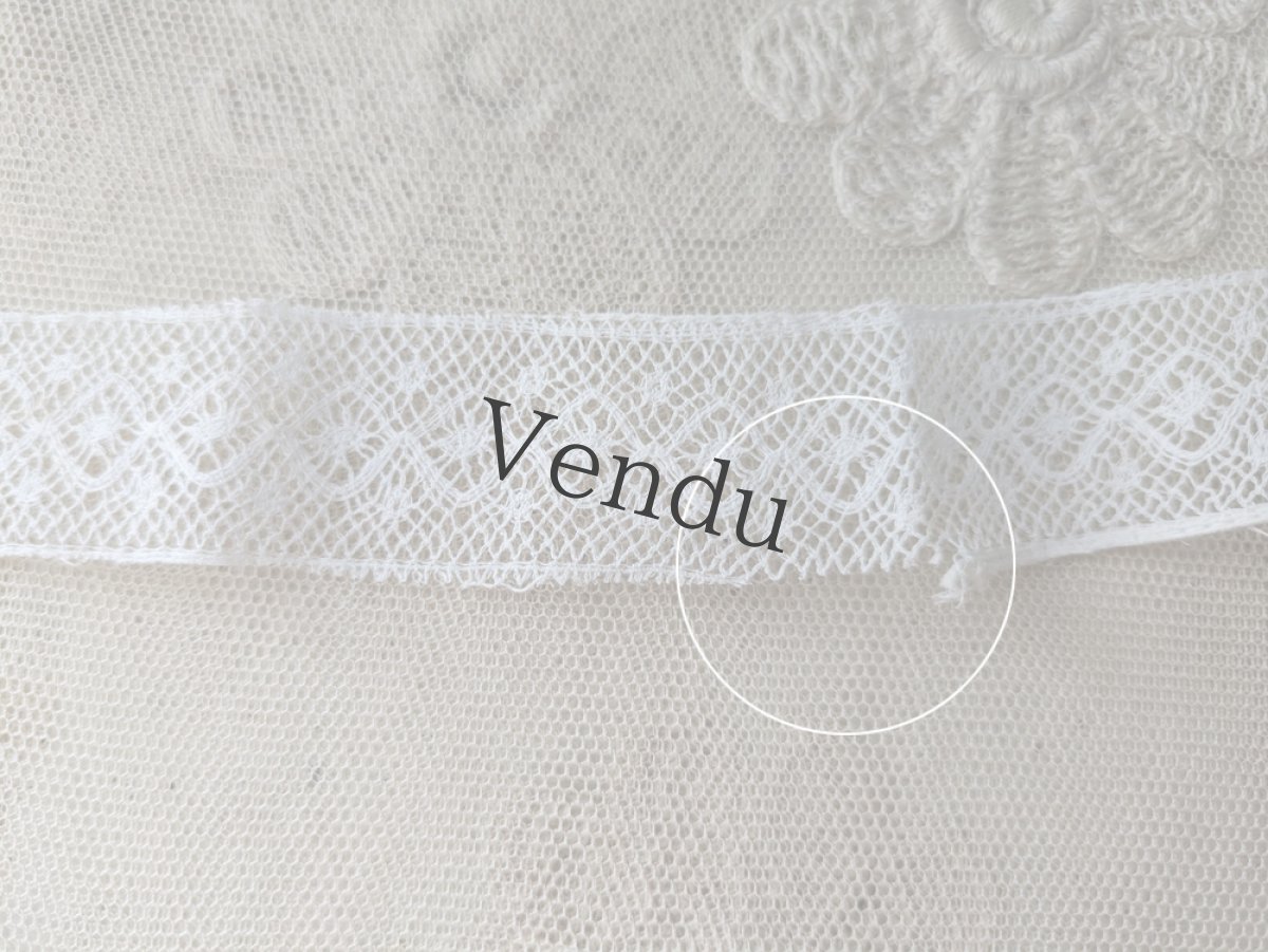 画像6: フランスヴィンテージ　ボビンレースブレード 416cm (6)