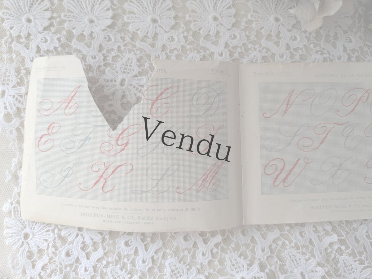 画像10: フランス蚤の市　メルスリーセット《Blanche》 (10)