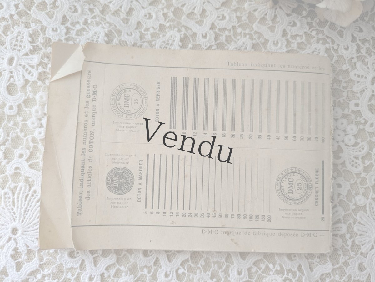 画像15: フランス蚤の市　メルスリーセット《Blanche》 (15)