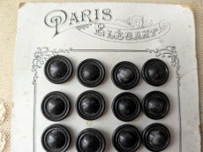 画像4: フランスアンティーク　セルロイド×メタルボタンシート 15mm (4)