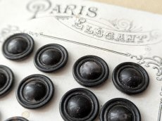 画像3: フランスアンティーク　セルロイド×メタルボタンシート 15mm (3)