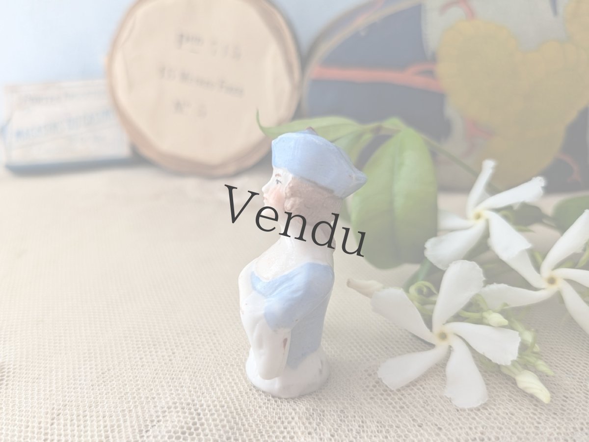 画像2: ドイツアンティーク　ポーセリン ハーフドール (2)