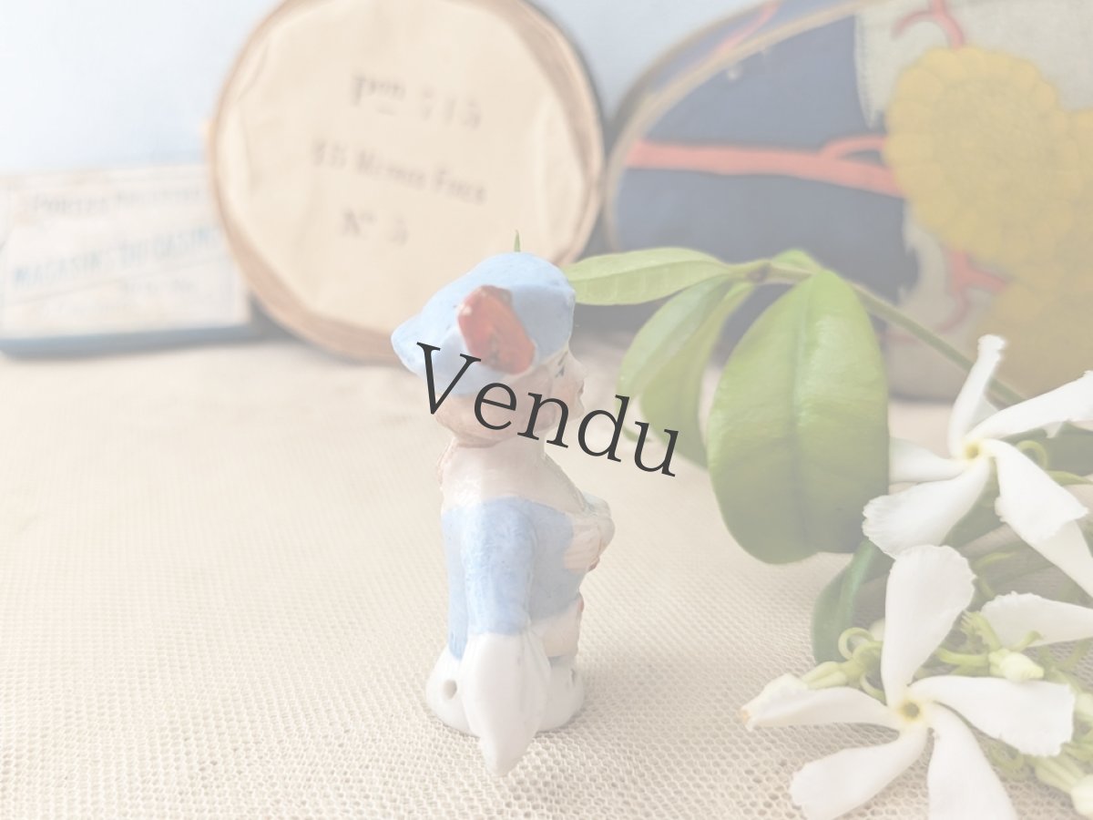 画像4: ドイツアンティーク　ポーセリン ハーフドール (4)