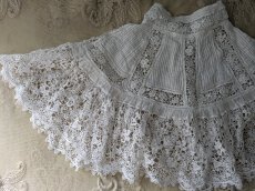 画像1: フランス 1900-1910年 アイリッシュクロッシェレースのつけ襟 (1)
