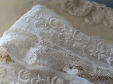 画像3: フランスアンティーク　円形スカラップレース  71cm〜 (3)