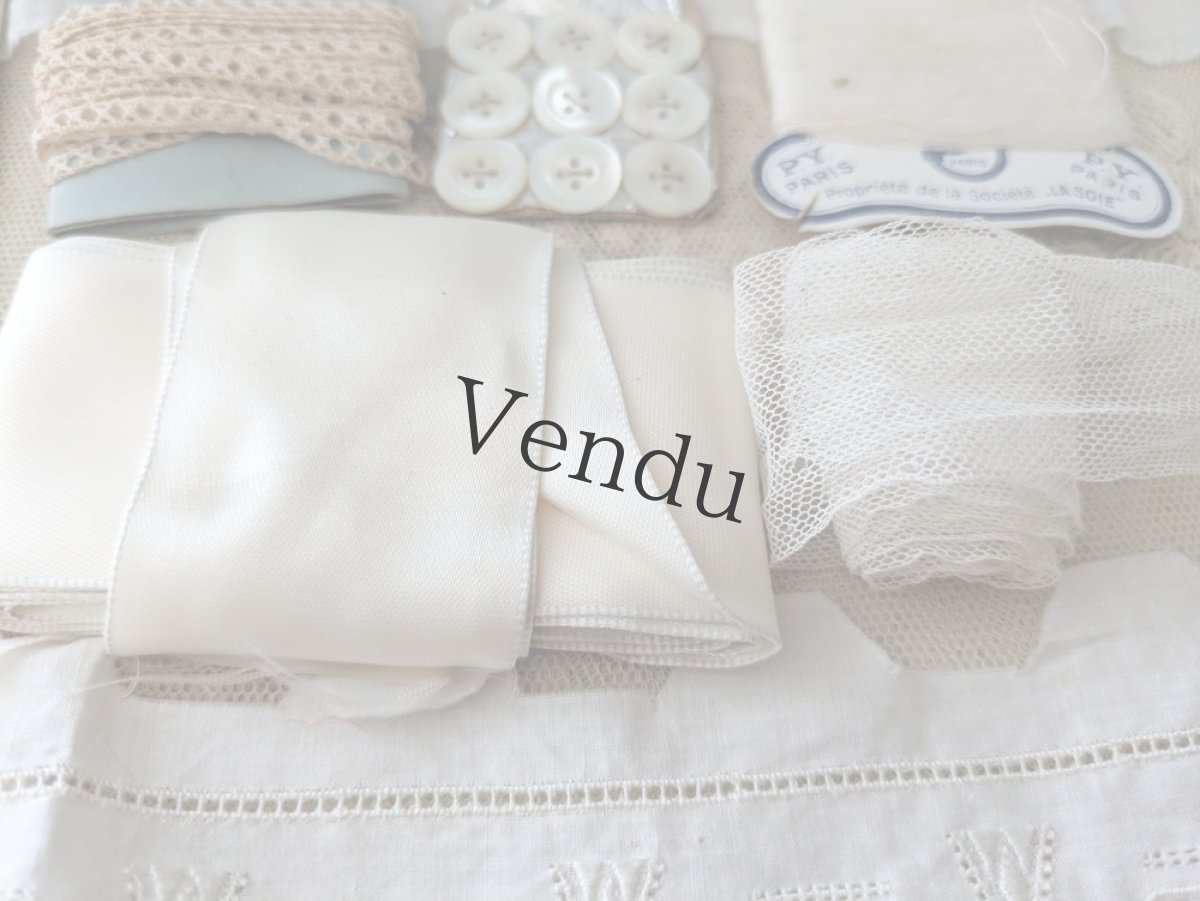 画像8: フランス蚤の市　メルスリーセット《Blanche》 (8)