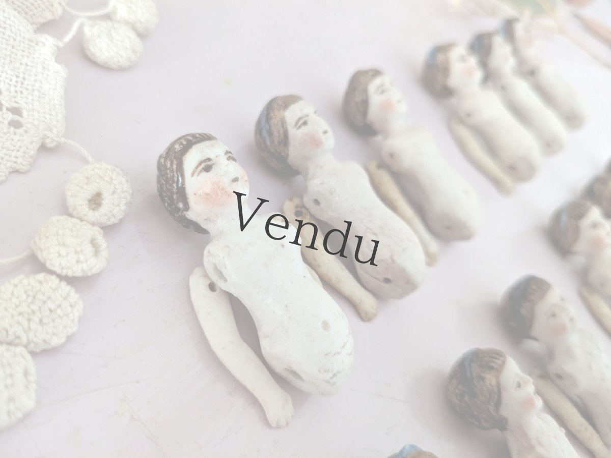 画像5: フランス 1910年前後  ビスクドール ミニョネット 3体セット (5)