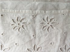画像4: フランスアンティーク カットワーク刺繍 ポシェット (4)