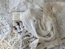画像5: フランスヴィンテージ 幅広 刺繍レース 188cm (5)