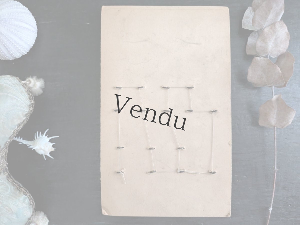 画像5: フランス 1910-30年 シューボタンサンプルシート ノワール C.F.B (5)