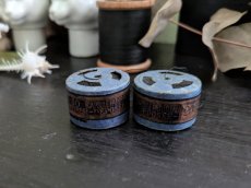 画像1: フランス 1900年前後 カプセル入り糸玉 リネン 200 AU CONSCRIT (1)