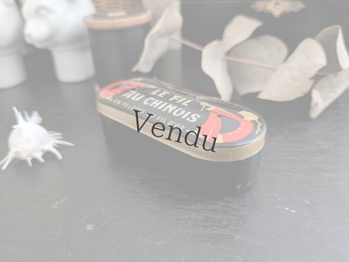 画像3: フランス 1920-30年 鉄製糸ホルダー LE FIL AU CHINOIS (3)