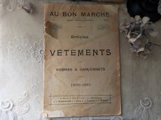 画像1: フランス 1900-1901年 Au Bon Marché Paris / Articles et Vetements pour Hommes et Garconnetsカタログ (1)