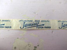 画像3: フランスヴィンテージ　タグ 水色刺繍 10タグ〜 (3)