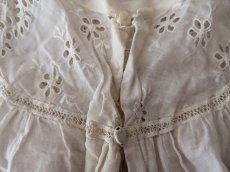 画像6: フランス 1900年前後 刺繍レースの小さなつけ襟 (6)