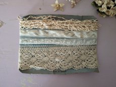 画像5: フランス蚤の市　台紙巻きレース4種セット (5)