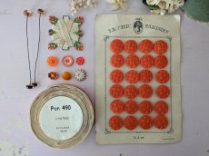 画像5: フランス 1900年前後 リネン糸巻き 150 CARTE MANDARINE (5)