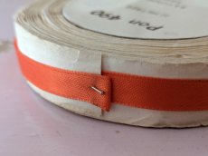 画像7: フランスヴィンテージ　巻きリボン Pon.490 オレンジ (7)