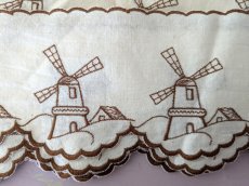 画像2: フランスヴィンテージ 刺繍リボントリム 50cm×11本セット 風車 (2)