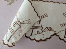 画像5: フランスヴィンテージ 刺繍リボントリム 50cm×11本セット 風車 (5)