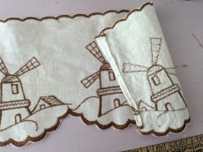 画像6: フランスヴィンテージ 刺繍リボントリム 50cm×11本セット 風車 (6)