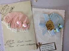 画像4: フランスヴィンテージ　バラのロココモチーフ2色 4こセット (4)